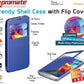 Promate Fenes S5 Bookcover with window Colour:Blue