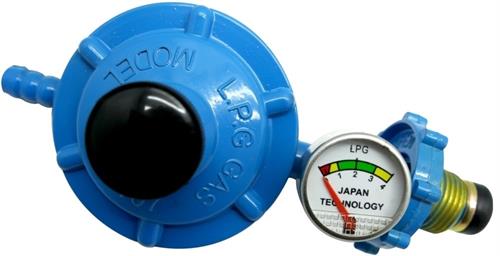 Casey Bullnose LPG Regulator With Pressure Gauge