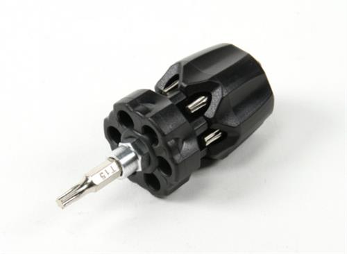 Goldtool Black 7 In 1 Stubby Torx Driver Set