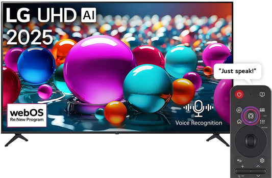 LG 75 inch UHD AI UA854K AI Magic Remote Ready HDR10 Smart TV